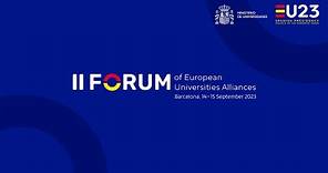 Rueda de prensa de presentación del II Foro de Alianzas de Universidades Europeas