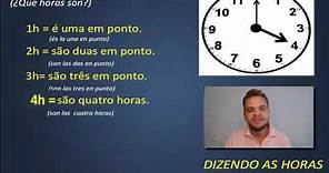 Clase de Portugués - Las horas.