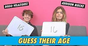 Addison Riecke & Diego Velazquez - Guess Their Age