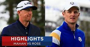 Justin Rose vs Hunter Mahan | Extended Highlights | 2014 Ryder Cup