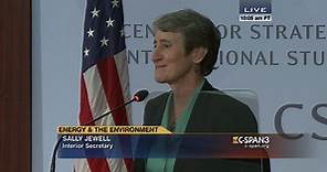Interior Secretary Sally Jewell on Energy and the Environment