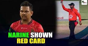 Why did Trinbago Knight Rider’s Sunil Narine receive a Red Card in CPL? | CPL2023