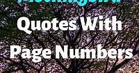 90 To Kill A Mockingbird Quotes With Page Numbers | Ageless Investing