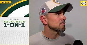 Matt LaFleur 1-on-1: 'We knew we were coming down here to win a football game'