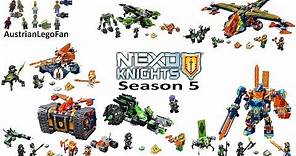 All Lego Nexo Knights Season 5 Sets - Lego Speed Build Review