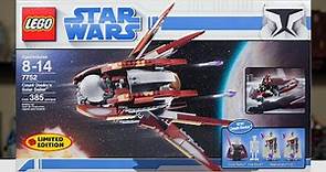 LEGO Star Wars 7752 COUNT DOOKU'S SOLAR SAILER Review! (2009)
