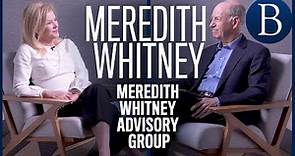 Meredith Whitney on the Future of Banking and Her New Venture | At Barron's