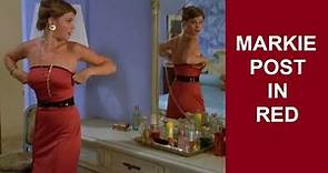 Markie Post in Red