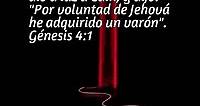 Explicación Génesis 4:1. 'Conoció Adán a su mujer Eva, la cual concibió y dio a luz a Caín, y dijo: "Por voluntad de Jehová he adquirido un varón".' - BibliaBendita