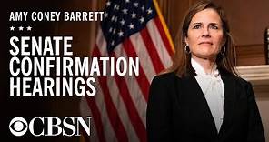 Amy Coney Barrett's Supreme Court confirmation hearing, day 1