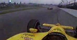 Tomas Scheckter 2004 Indy 500 Move of Race