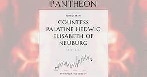 Countess Palatine Hedwig Elisabeth of Neuburg Biography - Princess Sobieski