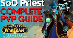 SoD COMPLETE Priest PvP Guide! (Runes, Talents, Racials, Gear & Rotation)