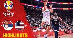 Serbia v USA - Highlights - FIBA Basketball World Cup 2019