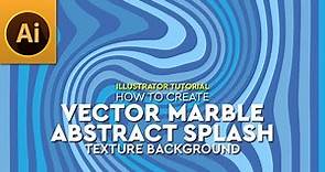 Vector Marble Abstract Splash Texture Background – Illustrator Tutorial