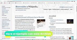 Como Descargar un Archivo de Wikipedia en PDF