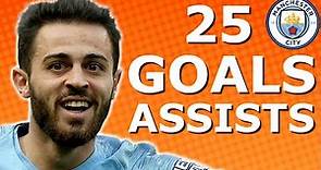All 25 Goals And Assists Bernardo Silva Scored In Season 2018 - 2019 • With Commentary • HD