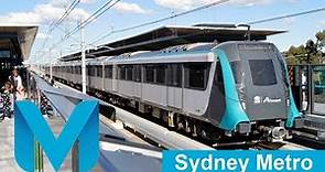 Trains on the Sydney Metro Northwest - Australia's First Metro Line (Opening Day)