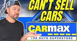 CARMAX DISASTER! Auto Crisis Trouble And They CAN'T Sell Cars!