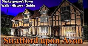 Come To Historic Stratford Upon Avon, The Home Of William Shakespeare!