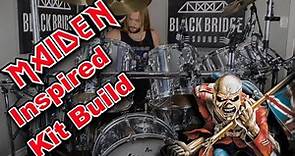 Unveiling the Thunder: Nicko McBrain Inspired Iron Maiden Drum Kit Build!