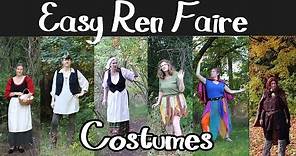 Easy Renaissance Faire (Ren Fair) Costume Ideas || Historybounding Outfit Ideas