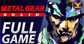 Metal Gear Solid (1998) PlayStation - Complete Walkthrough Story (PS1) Gameplay