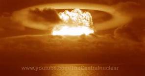 Gigantesca explosión termonuclear en el pacífico "Bravo", operación Castillo 1954