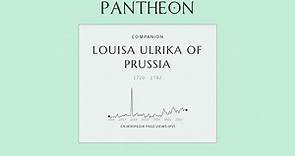 Louisa Ulrika of Prussia Biography - Queen consort of Sweden
