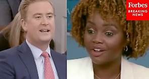 Doocy Confronts Karine Jean-Pierre About Biden Breaking Campaign Promise Not To Build Border Wall