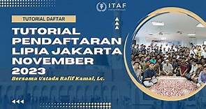 Tutorial Pendaftaran Jakarta LIPIA November 2023