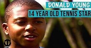 US Tennis star Donald Young aged 14 on Trans World Sport