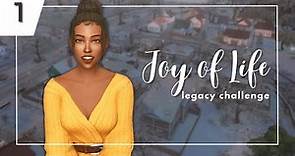 Let's play The Sims 4 Joy of Life legacy challenge 🍰 // Joy of Life (EP 1) // THE SIMS 4