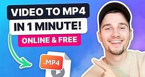 How to Convert Video to MP4 | FREE Online Converter 🚀