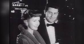 Eddie Fisher with his wife Debbie Reynolds together in 1954