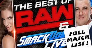 FULL LIST of Matches & Moments for WWE ‘The Best of RAW & SmackDown 2016’ DVD | Wrestling DVD Network