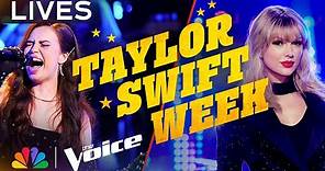 The Top 9's Incredible Live Performances of Iconic Taylor Swift Songs | The Voice | NBC