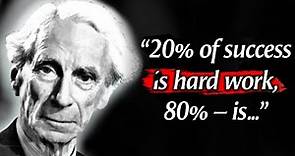Brilliant Bertrand Russel quotes that everyone should know| Philosopher | Life Changing Quotes