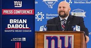 Head Coach Brian Daboll's Introductory Press Conference | New York Giants