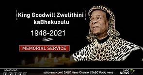 Memorial Service for AmaZulu King Goodwill Zwelithini kaBhekuzulu