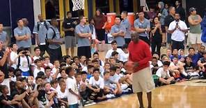 MJ Flight School 2017: Michael Jordan at Age 54 Shows He Can Still Shoot!