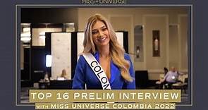 Miss Universe Colombia FULL Closed Door Interview (71st MISS UNIVERSE)