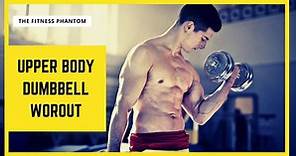 50 Upper Body Dumbbell Exercises & Workout Routine PDF
