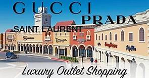 Luxury Outlet Shopping: San Marcos Premium Outlets | Gucci + Saint Laurent
