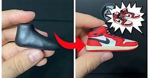 Sculpting the Jordan 1 Retro „Chicago“ with polymer clay | Clay Palace
