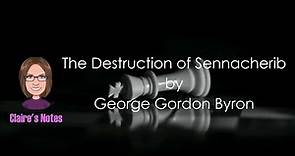 The Destruction of Sennacherib by George Gordon Byron (detailed analysis)