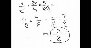 fractions et calculatrice TI