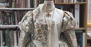 Elizabeth I's dress from the Rainbow Portrait is recreated