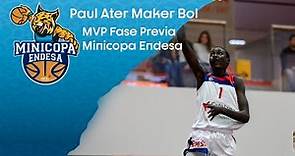 Paul Ater Maker Bol, MVP de la Fase Previa Minicopa Endesa