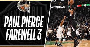 Paul Pierce Returns to The Game and Hits a Farewell Three Pointer in Boston | 02.05.2017